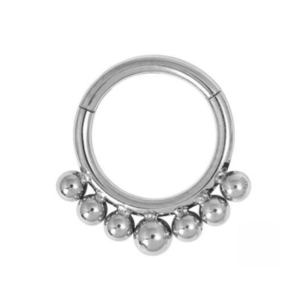 Asia Inspired Ball Ring Punktured Body Piercing