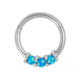 Opal Trio Hinged Ring