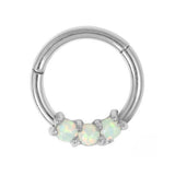 Opal Trio Hinged Ring