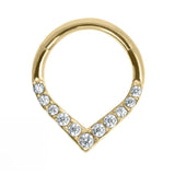 Pave Set Jewelled V-Clicker