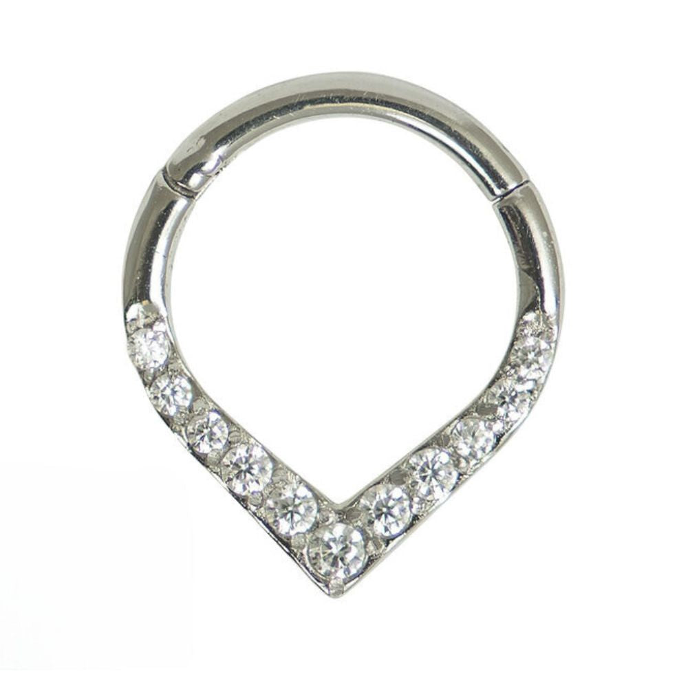 Pave Set Jewelled V-Clicker