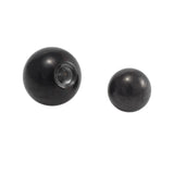 Black Titanium Threaded Balls