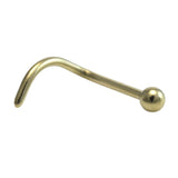 Gold Titanium Nostril Stud