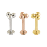 Tri Ball Cluster Labret