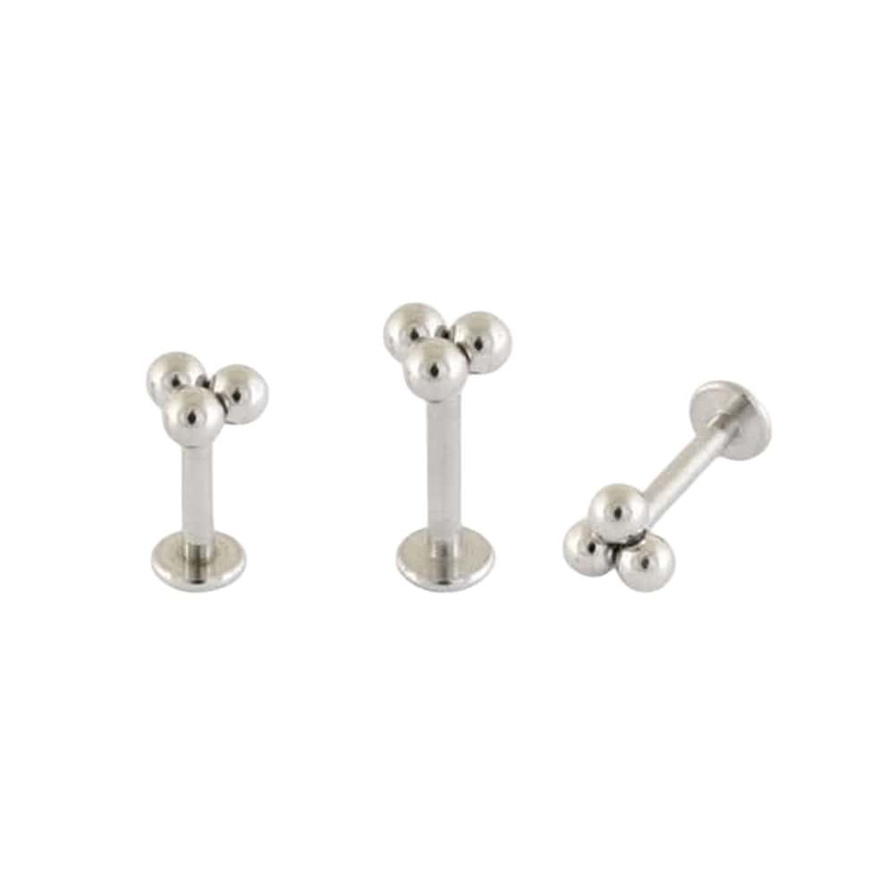 Tri Ball Cluster Labret