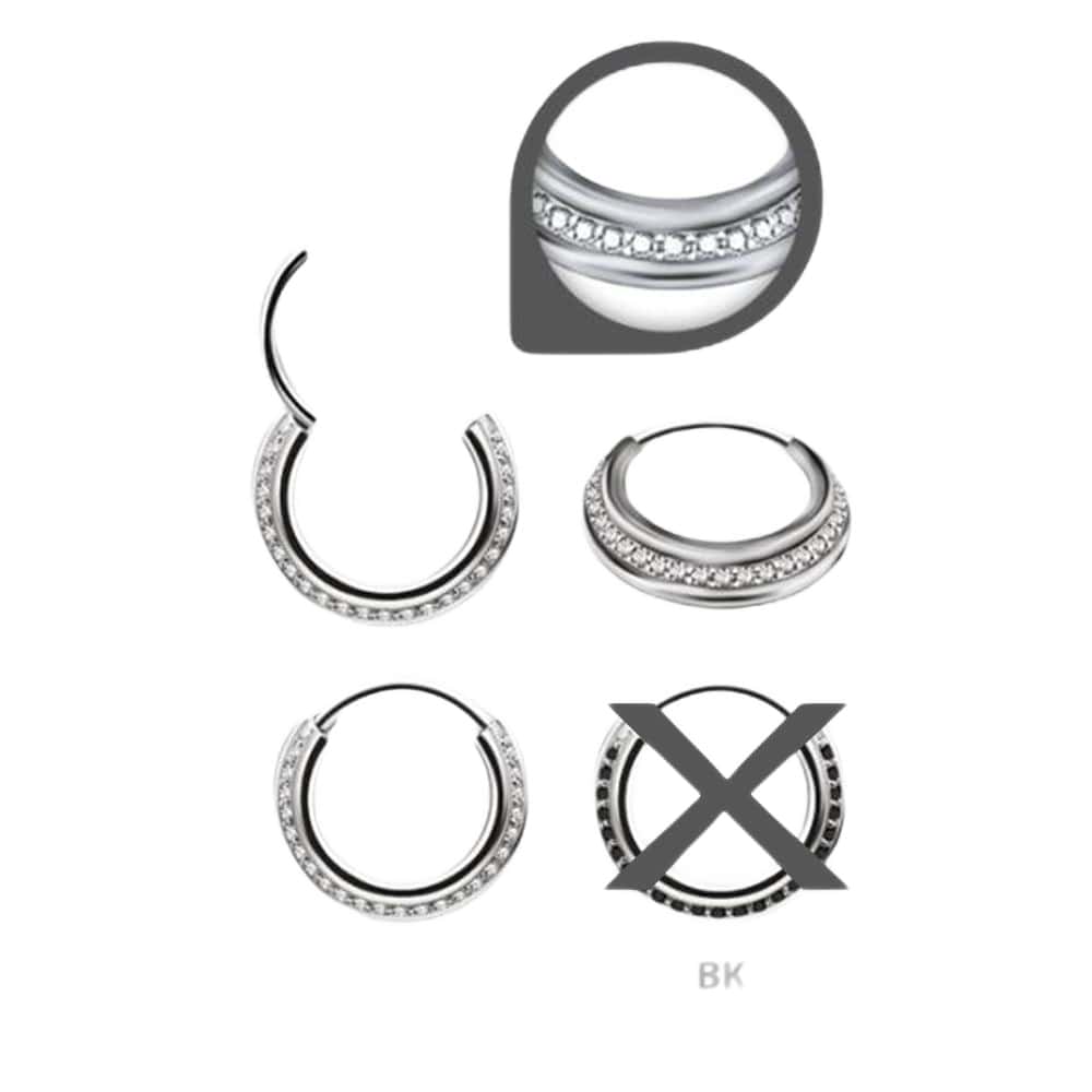 Triple Slanted Jewelled Clicker
