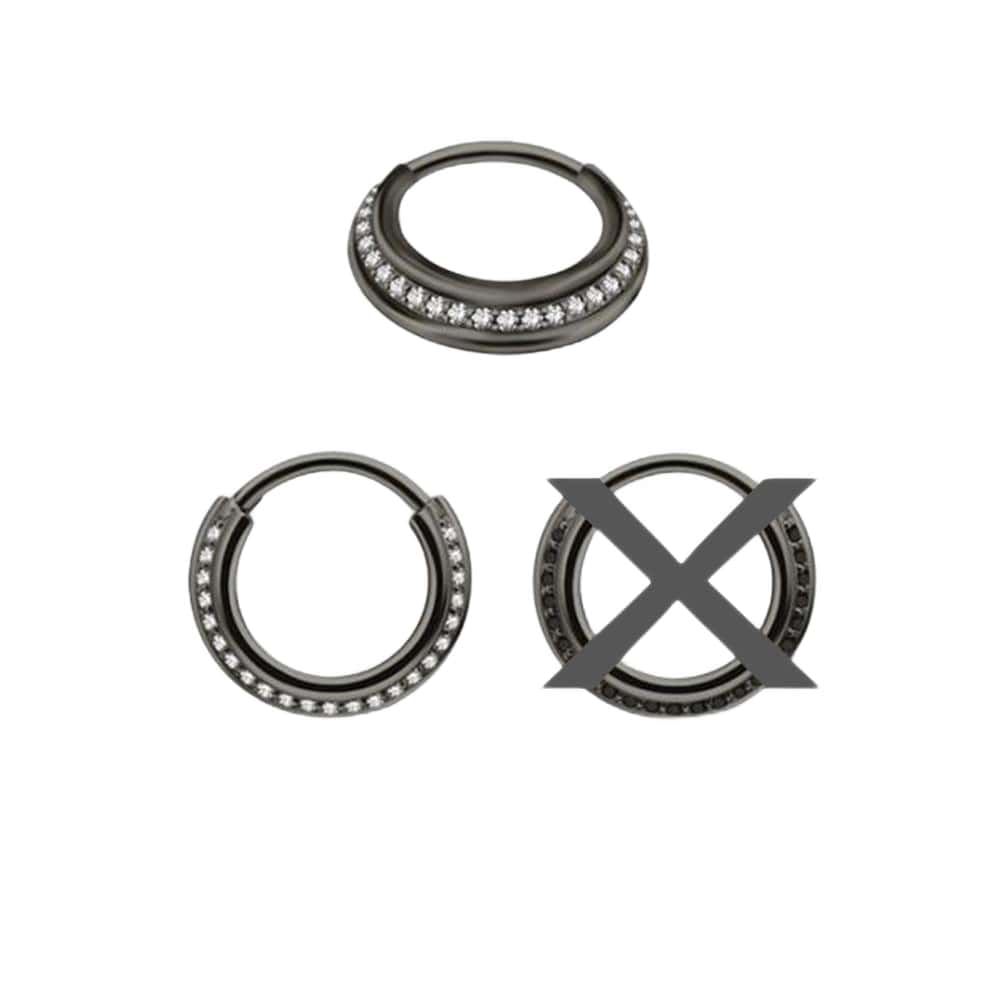 Triple Slanted Jewelled Clicker