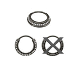 Triple Slanted Jewelled Clicker