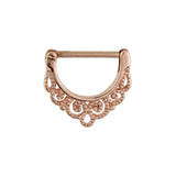 Rose Gold ‘Crimped’ Nipple Clicker